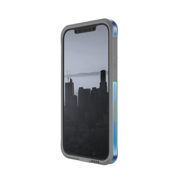 X-Doria Raptic Edge - Etui aluminiowe iPhone 12 Mini (Drop test 3m) (Iridescent)