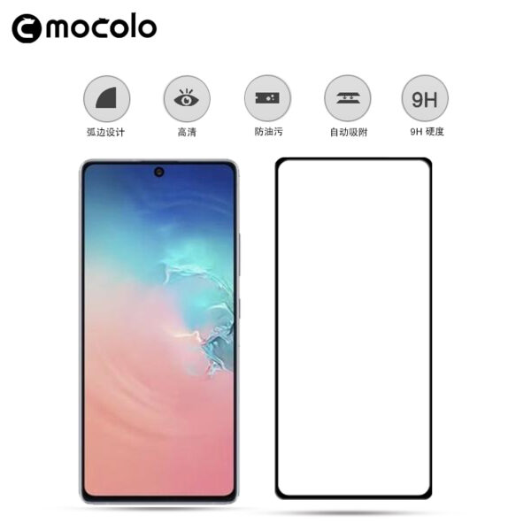 Mocolo 3D 9H Full Glue - Szkło ochronne na cały ekran Samsung Galaxy S10 Lite (Black)