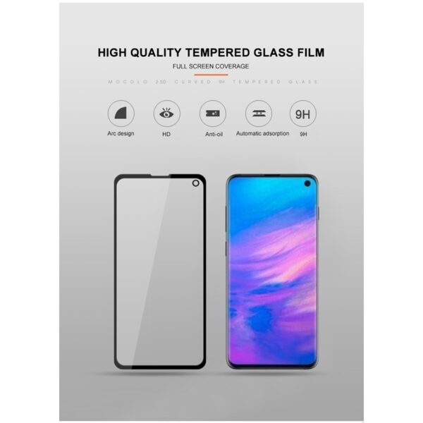 Mocolo 3D 9H Full Glue - Szkło ochronne na cały ekran Samsung Galaxy S10e (Black)