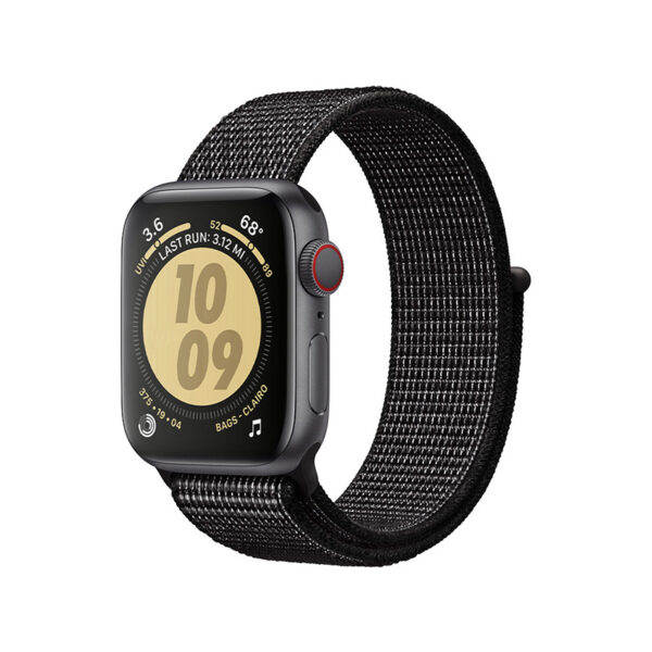 Crong Reflex - Pasek sportowy do Apple Watch 42/44 mm (czarny)