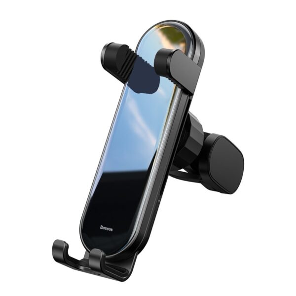 Baseus Penguin Gravity Phone Holder - Grawitacyjny uchwyt samochodowy (czarny)