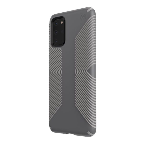 Speck Presidio Grip - Etui Samsung Galaxy S20+ z powłoką MICROBAN (Graphite Grey/Cathedral Grey)
