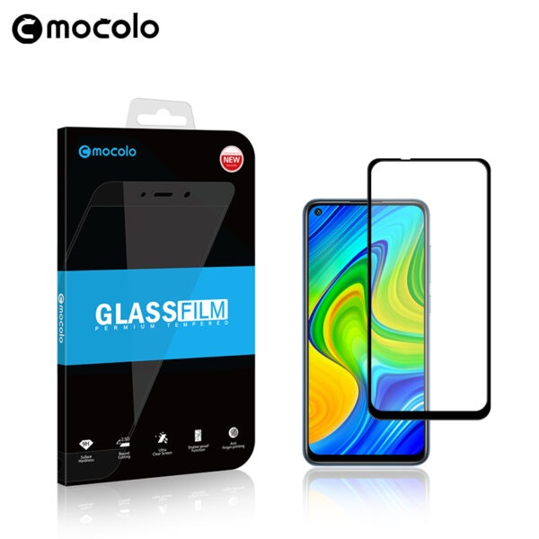 Mocolo 2.5D Full Glue Glass - Szkło ochronne Xiaomi Redmi Note 9