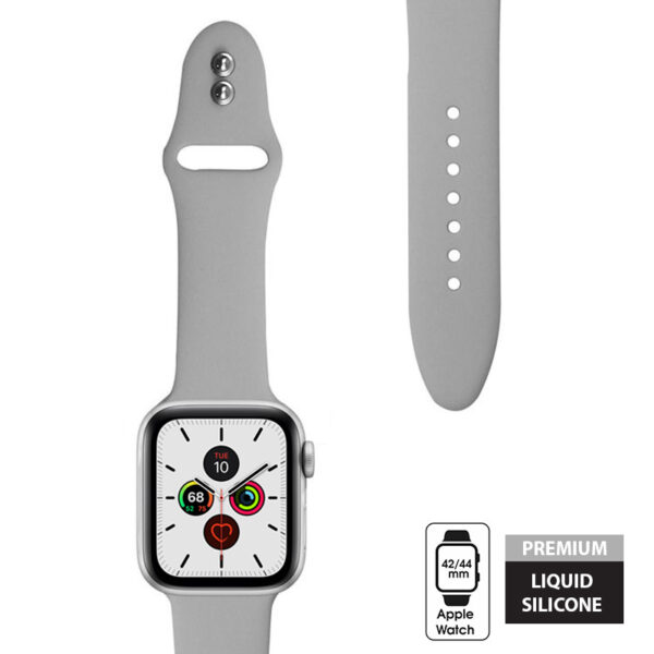 Crong Liquid - Pasek do Apple Watch 42/44 mm (szary)