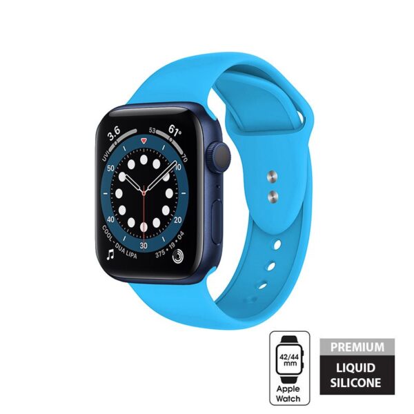 Crong Liquid - Pasek do Apple Watch 42/44 mm (niebieski)