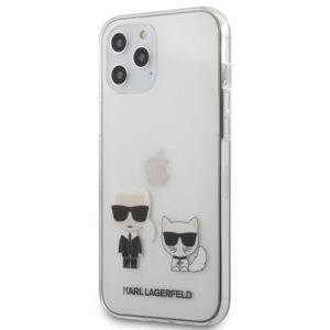 Karl Lagerfeld Ikonik+Choupette - Etui iPhone 12 Pro Max (przezroczysty)