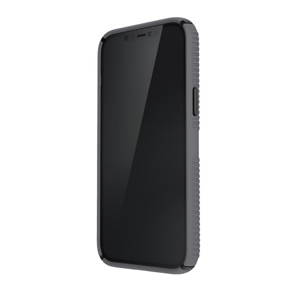 Speck Presidio2 Grip - Etui iPhone 12 Pro Max z powłoką MICROBAN (Graphite Grey/Bold Red)