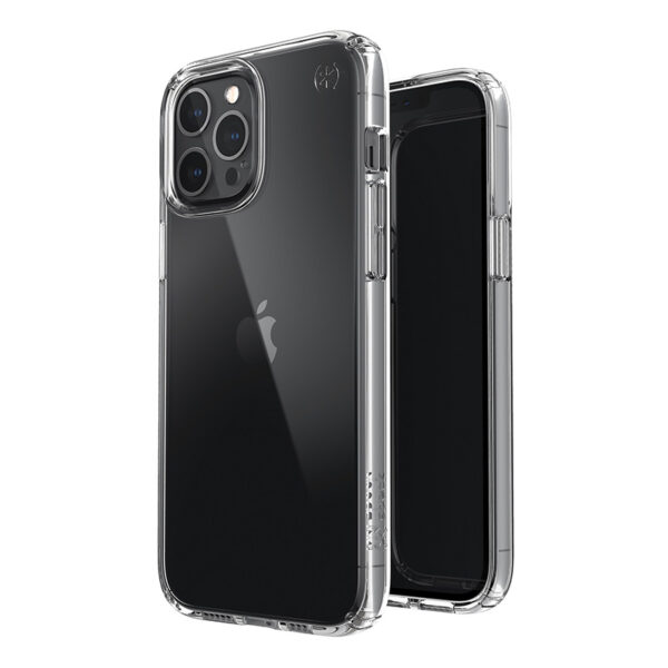 Speck Presidio Perfect-Clear - Etui iPhone 12 Pro Max z powłoką MICROBAN (Clear)