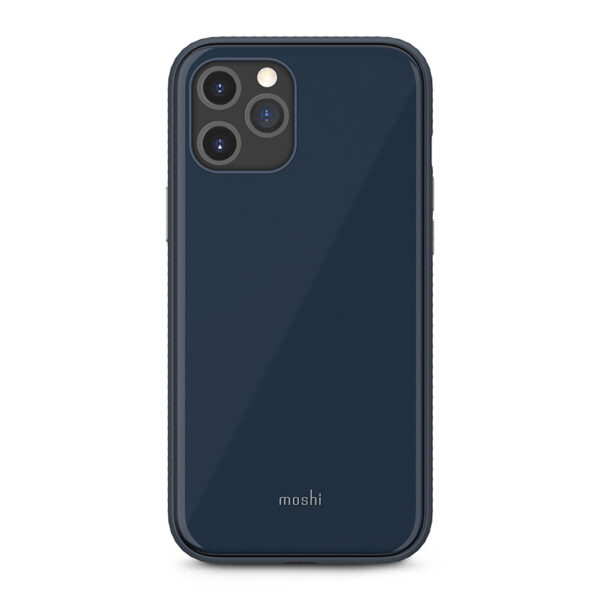 Moshi iGlaze - Etui iPhone 12 Pro Max (system SnapTo) (Midnight Blue)