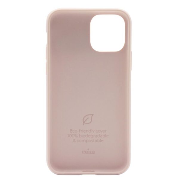 PURO Green Compostable Eco-friendly Cover - Ekologiczne etui iPhone 12 / iPhone 12 Pro (piaskowy róż)