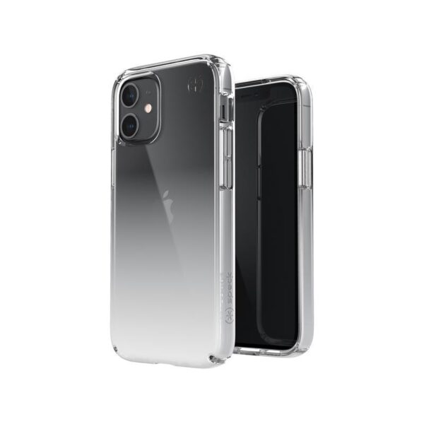 Speck Presidio Perfect-Clear + Ombre -  Etui iPhone 12 Mini z powłoką MICROBAN (Clear/Atmosphere Fade)