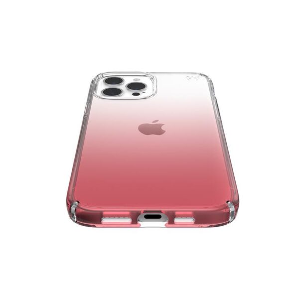 Speck Presidio Perfect-Clear + Ombre -  Etui iPhone 12 Pro Max z powłoką MICROBAN (Clear/ Vintage Rose)