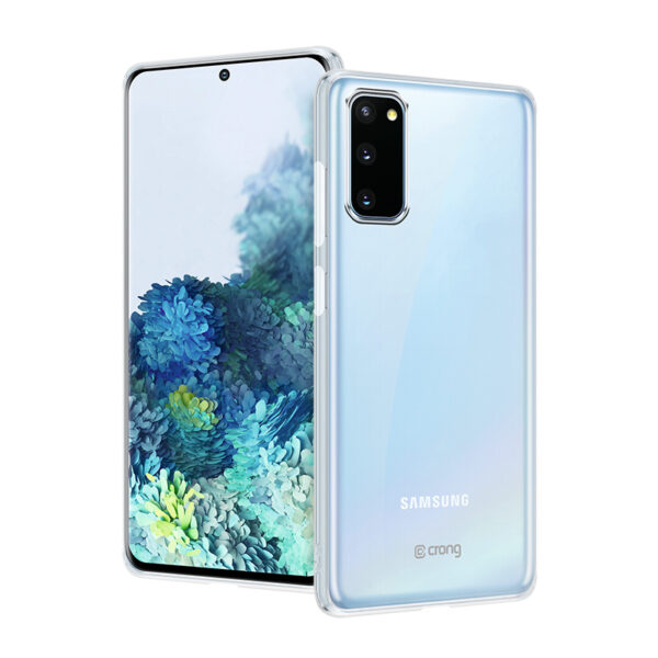 Crong Crystal Slim Cover - Etui Samsung Galaxy S20 FE (przezroczysty)