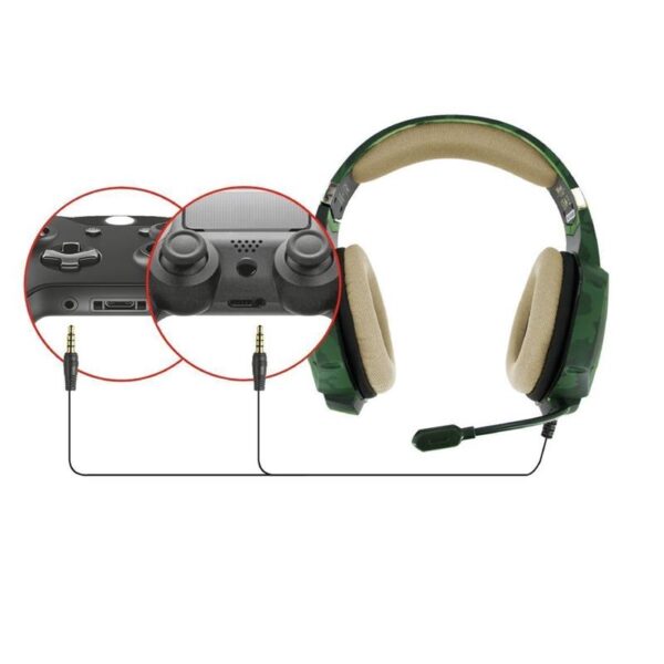 Trust GXT 322C Carus - Słuchawki dla graczy (zielony)