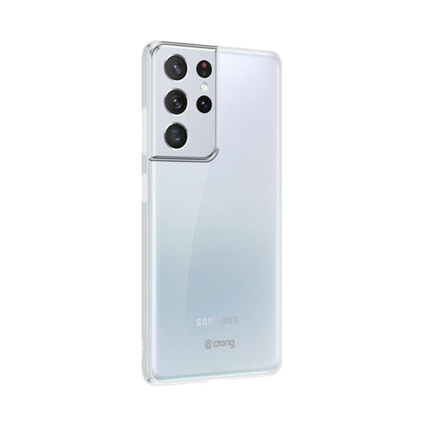 Crong Crystal Slim Cover - Etui Samsung Galaxy S21 Ultra (przezroczysty)