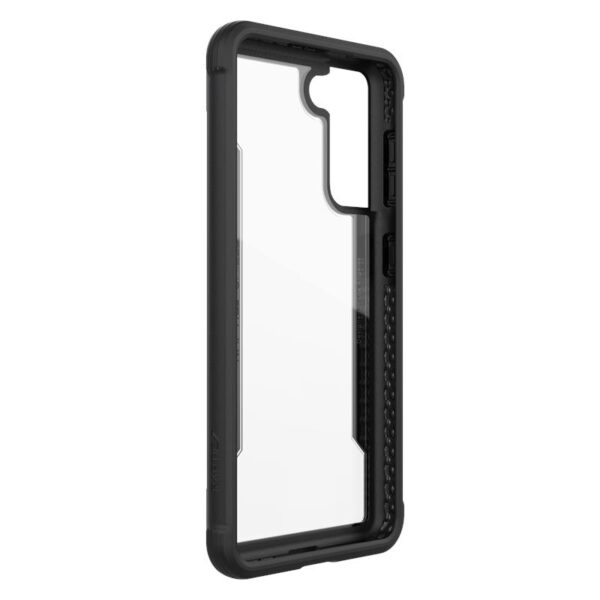 X-Doria Raptic Shield - Etui aluminiowe Samsung Galaxy S21 (Antimicrobial protection) (Black)