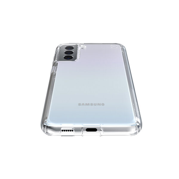 Speck Presidio Perfect-Clear - Etui Samsung Galaxy S21+ z powłoką MICROBAN (Clear/Clear)