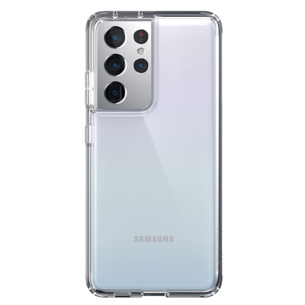 Speck Presidio Perfect-Clear - Etui Samsung Galaxy S21 Ultra z powłoką MICROBAN (Clear/Clear)