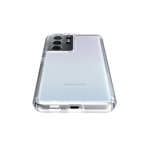 Speck Presidio Perfect-Clear - Etui Samsung Galaxy S21 Ultra z powłoką MICROBAN (Clear/Clear)