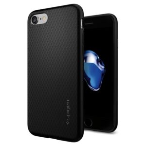 Spigen Liquid Air - Etui iPhone SE 2020 / 8 / 7 (czarny)