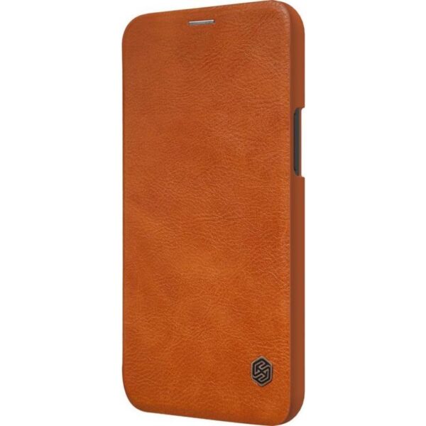 Nillkin Qin Leather Case - Etui Apple iPhone 12 Mini (Brown)
