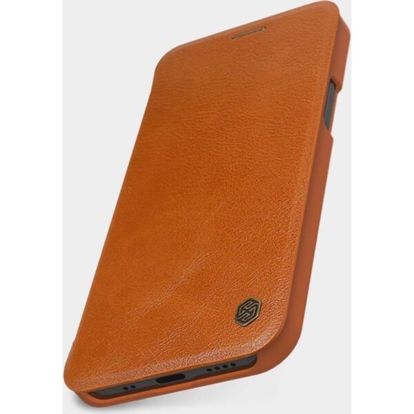 Nillkin Qin Leather Case - Etui Apple iPhone 12 Mini (Brown)