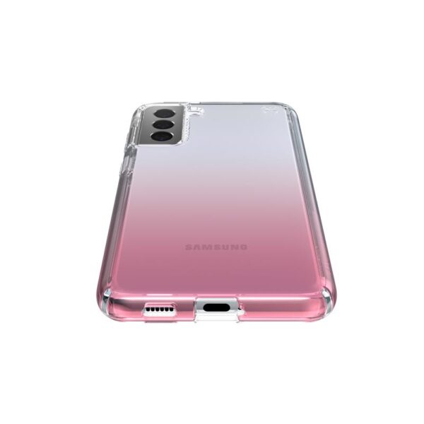 Speck Presidio Perfect-Clear Ombre -  Etui Samsung Galaxy S21+ z powłoką MICROBAN (Clear/Vintage Rose Fade)