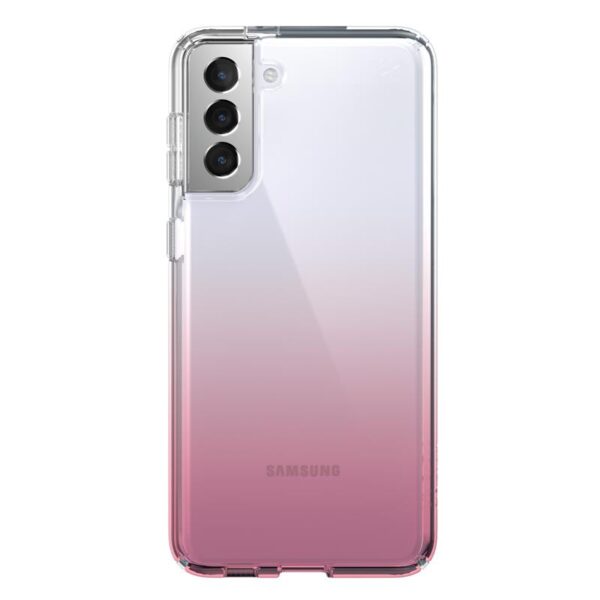 Speck Presidio Perfect-Clear Ombre -  Etui Samsung Galaxy S21+ z powłoką MICROBAN (Clear/Vintage Rose Fade)