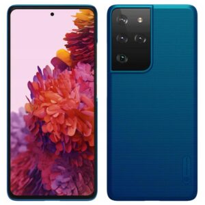 Nillkin Super Frosted Shield - Etui Samsung Galaxy S21 Ultra (Peacock Blue)