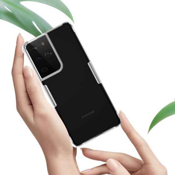 Nillkin Nature TPU Case - Etui Samsung Galaxy S21 Ultra (White)