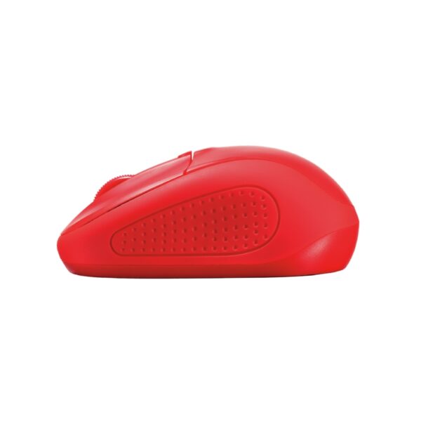 Trust Primo - Mysz optyczna bezprzewodowa 1600 DPI (Czerwony)