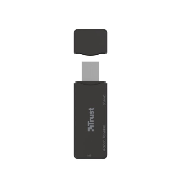 Trust Nanga - Czytnik kart pamięci USB 3.1 (Czarny)