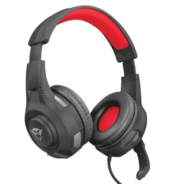 Trust GXT 307 RAVU - Słuchawki dla graczy (Czarny/Czerwony)