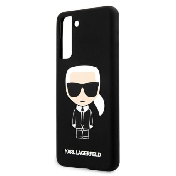 Karl Lagerfeld Fullbody Silicone Iconic - Etui Samsung Galaxy S21 + (Czarny)