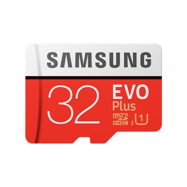 Samsung MicroSDHC Evo+ - Karta pamięci 32GB Class 10 UHS-I U1 95/20 Mb/s z adapterem