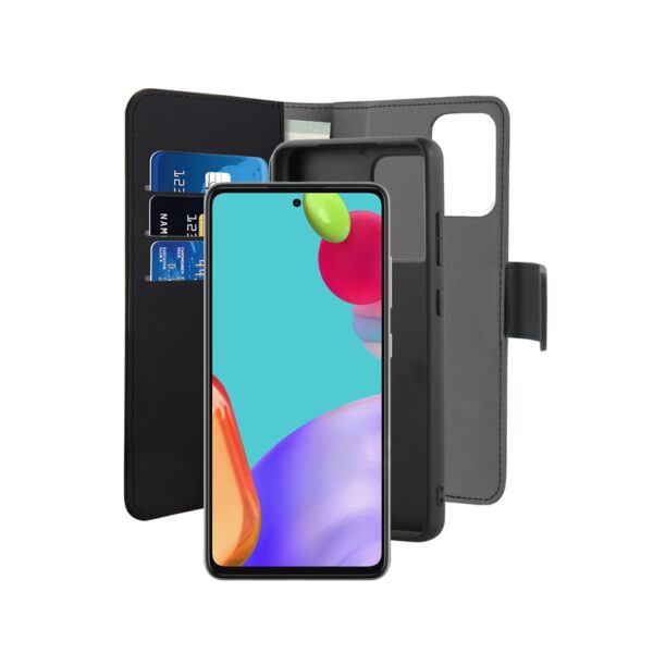 PURO Wallet Detachable - Etui 2w1 Samsung Galaxy A52 5G (czarny)