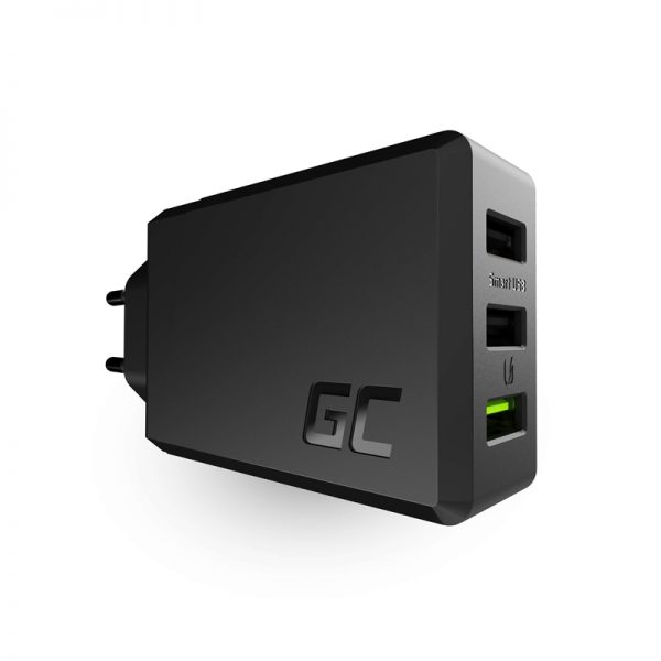 Green Cell ChargeSource 3 - Ładowarka sieciowa 3xUSB 30W Ultra Charge
