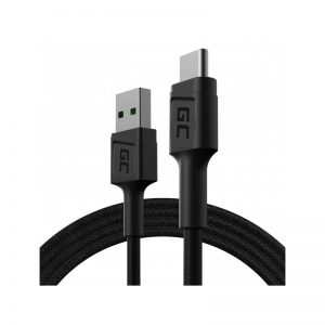 Green Cell PowerStream - Kabel Przewód USB-A - USB-C 120cm szybkie ładowanie Ultra Charge
