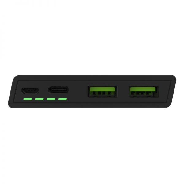 Green Cell PowerPlay10 - Power Bank 10000mAh USB-C 18W PD i 2x USB-A Ultra Charge