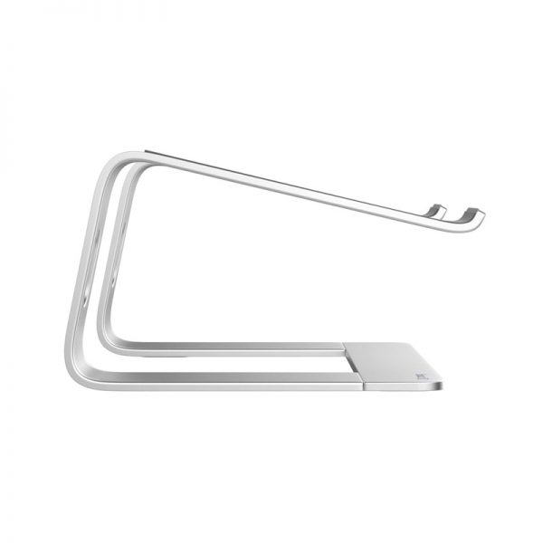 Crong AluBench – Aluminiowy stojak pod laptopa (srebrny)