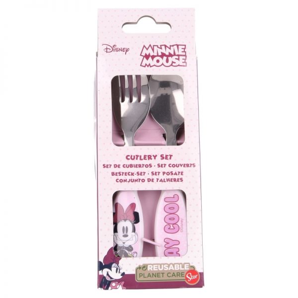 Minnie Mouse - Zestaw sztućców (łyżka i widelec)