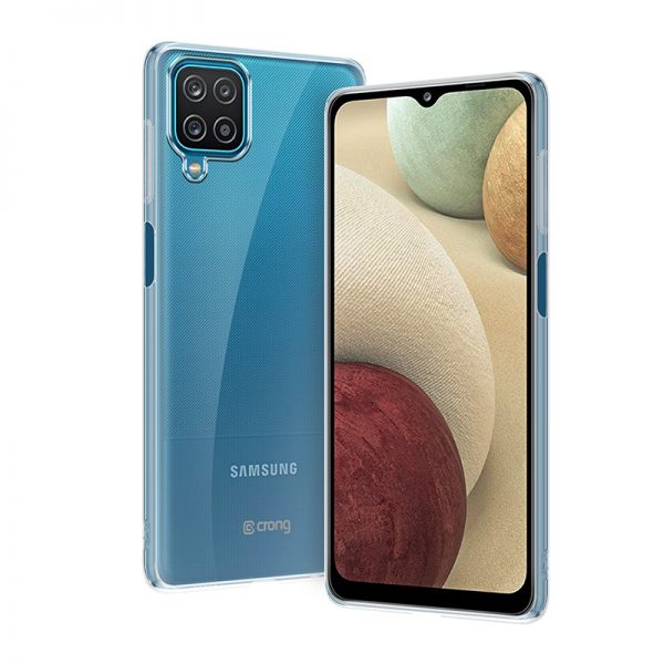 Crong Crystal Slim Cover - Etui Samsung Galaxy A12 (przezroczysty)
