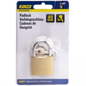 Kinzo - Kłódka 40 mm + 3 klucze