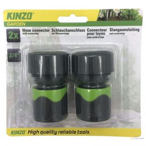 Kinzo - Złącza do węża ogrodowego 3/4 2szt.