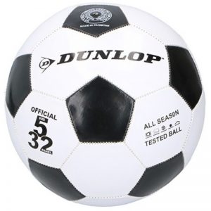Dunlop - Piłka do nogi 23 cm (Czarna)