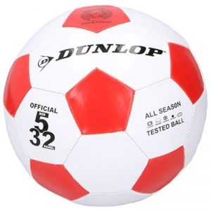 Dunlop - Piłka do nogi 23 cm (Czerwona)