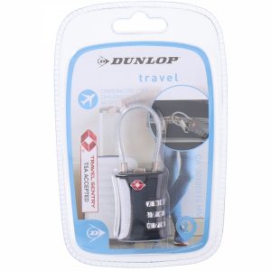 Dunlop - Kłódka na szyfr do walizki