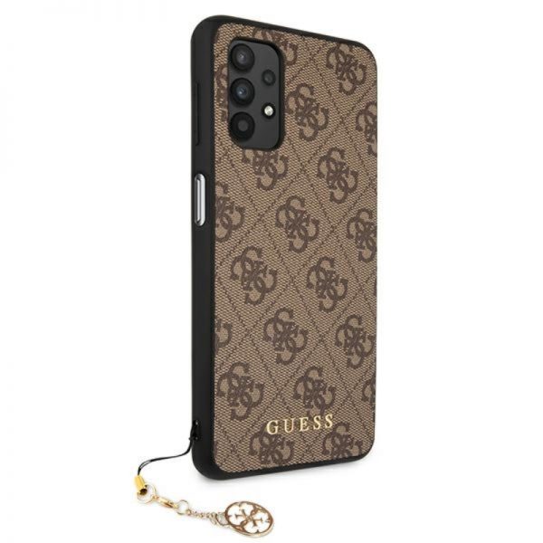 Guess 4G Charms Collection - Etui Samsung Galaxy A32 5G (brązowy)