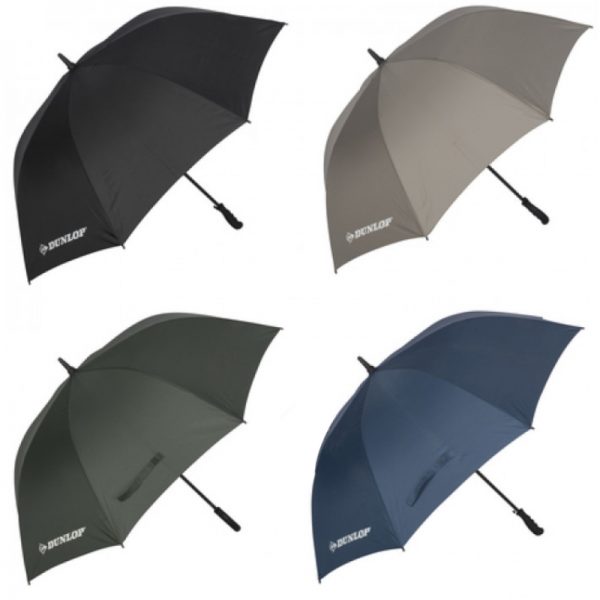 Dunlop - Duża bardzo solidna parasolka automatyczna (Zielony)