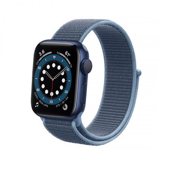 Crong Nylon - Pasek sportowy do Apple Watch 42/44 mm (Ocean Blue)